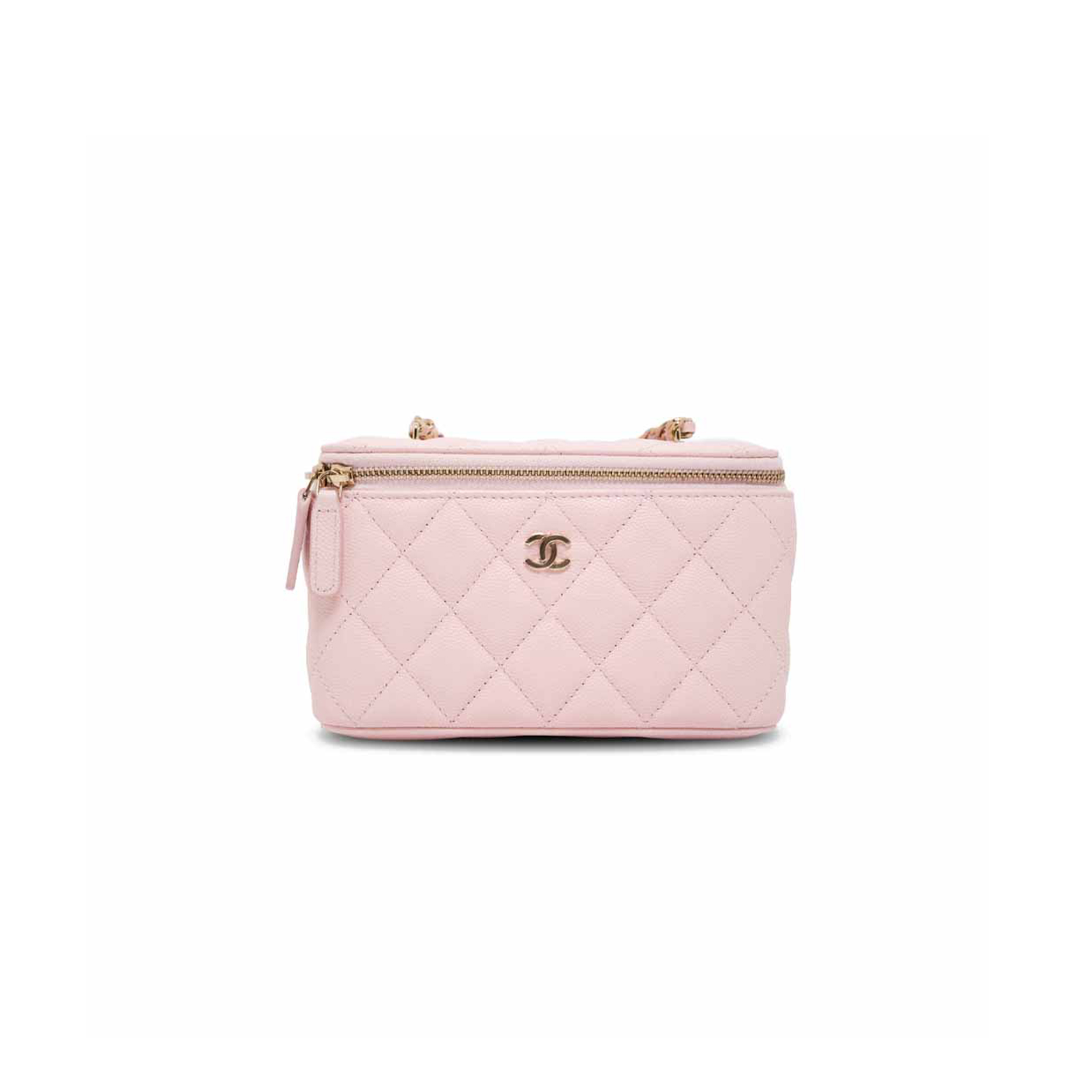 CHANEL VANITY SMALL PINK CAVIAR AP1141(16.5*10*8cm)